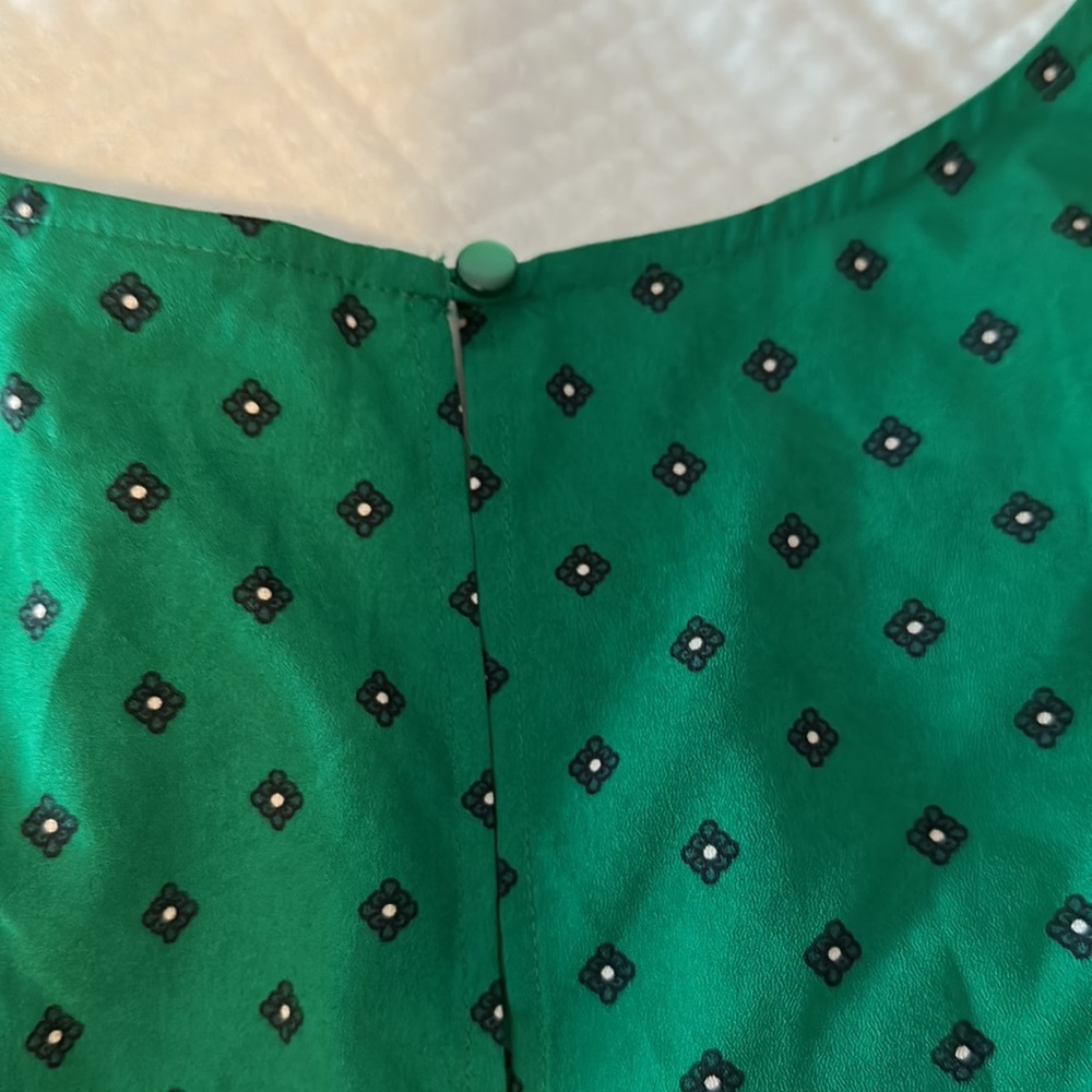 Merona Green Patterned Tops - Picture 8 of 9